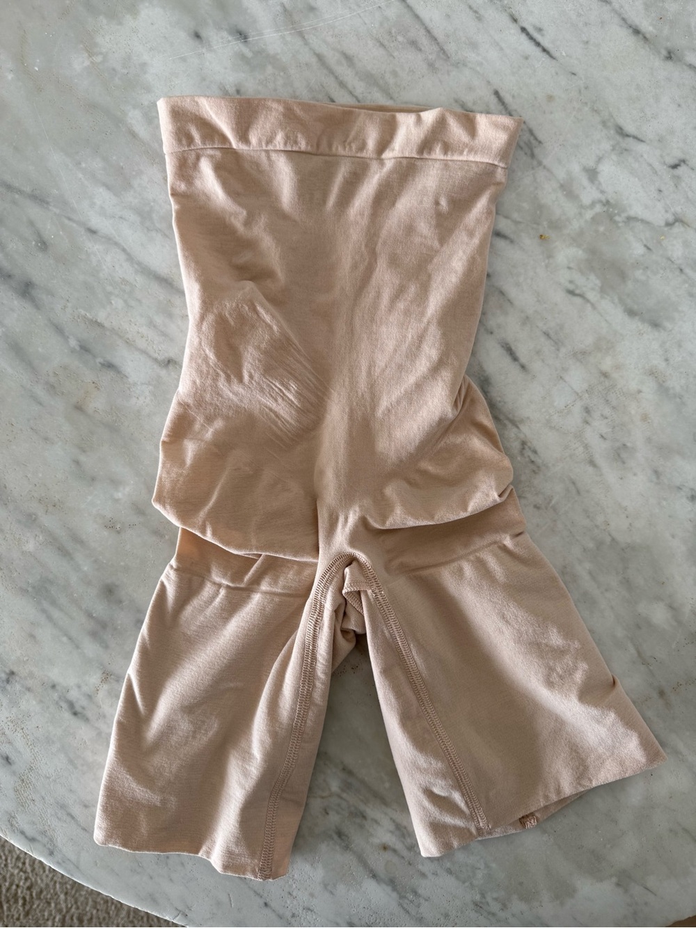 High-Waist Shaping Shorts in Blush